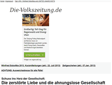 Tablet Screenshot of die-volkszeitung.de